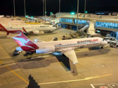 QantasLink Boeing 717 at Melbourne Airport
