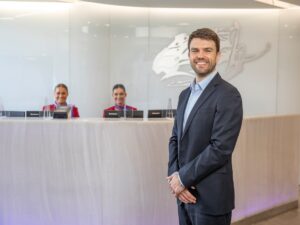 Nick Rohrlach, CEO of Velocity at Virgin Australia. 26th October 2021. Photograph Dallas Kilponen/Virgin Australia