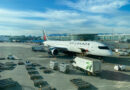 An Air Canada Boeing 787-9 Dreamliner at Vancouver Airport