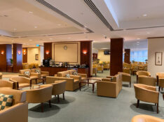 The Emirates Lounge in Auckland