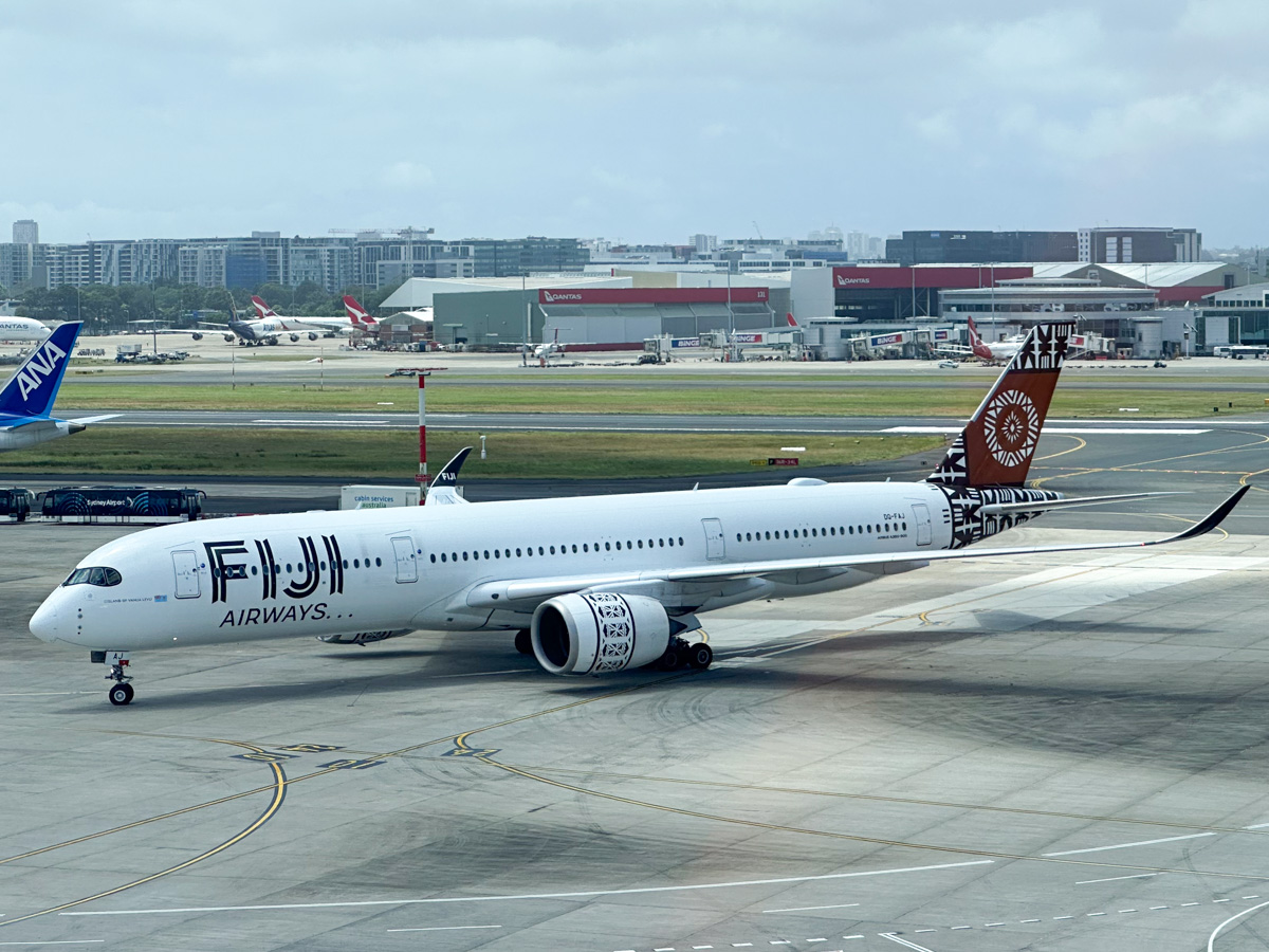 Fiji Airways A350-900 at Sydney Airport