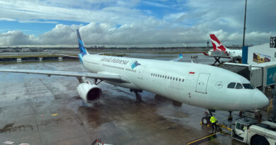 Garuda Indonesia Airbus A330 at Sydney Airport