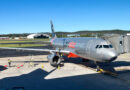 A Jetstar Airbus A320 at Canberra Airport