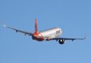 A Jetstar Airbus A321neo LR takes off