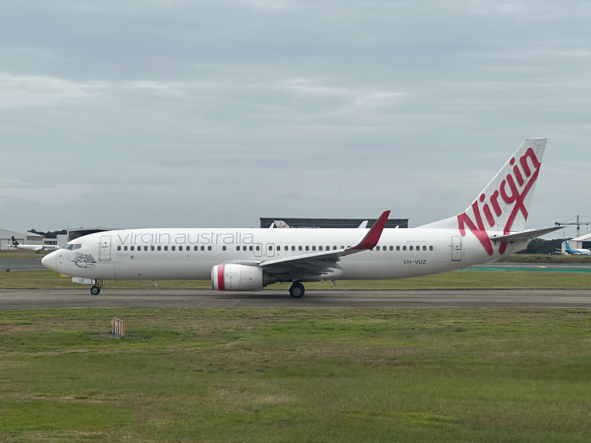 Virgin Australia Boeing 737-800 at Brisbane Airport