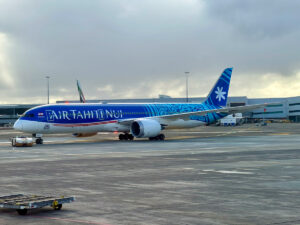 Air Tahiti Boeing 787 at Auckland Airport