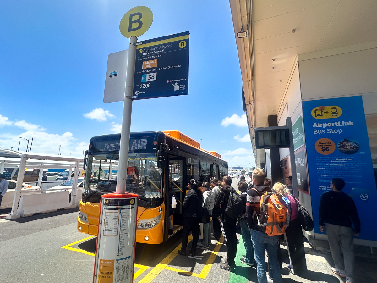The Air Bus at Auckland Airport