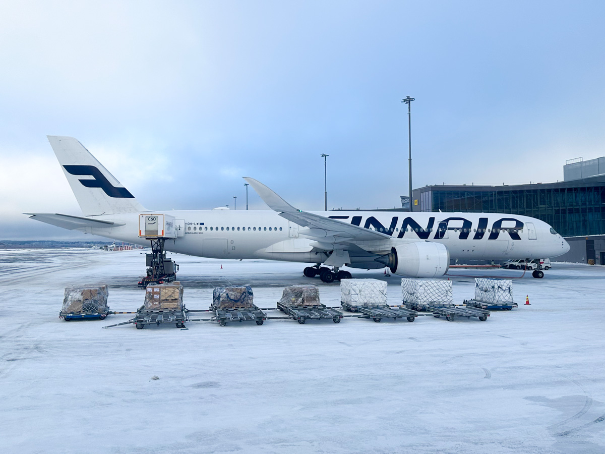 Finnair Airbus A350-900 at Helsinki Airport (HEL)