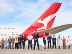 Current and historical Qantas uniforms