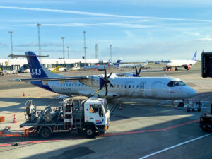 SAS ATR-72 (operated by Xfly) at Copenhagen Airport