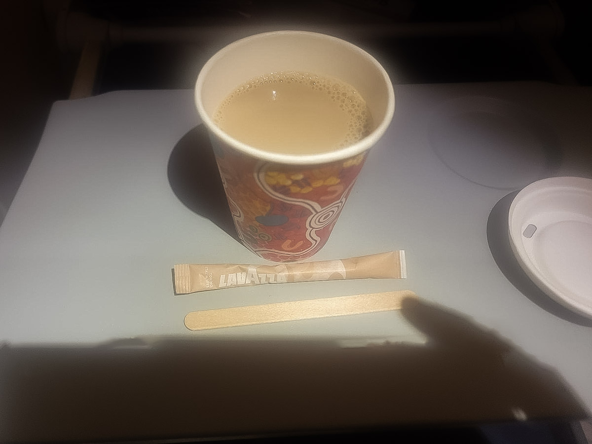 JQ47 inflight coffee