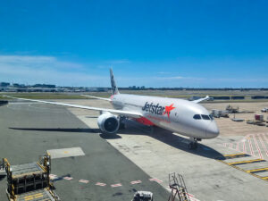 Jetstar Boeing 787 at Sydney Airport