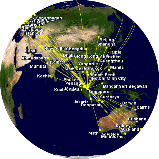 KrisFlyer Spontaneous Escapes routes for February 2025