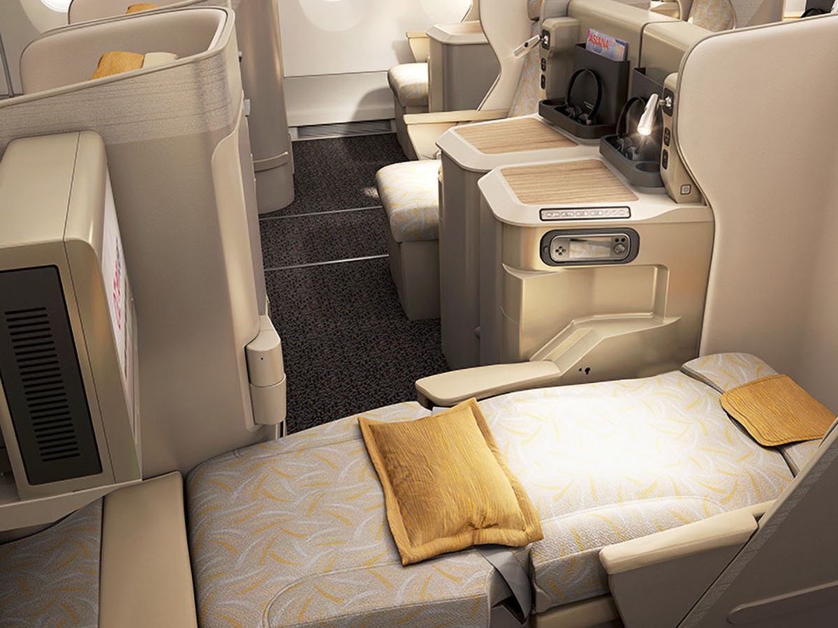 Asiana A350 business class seat