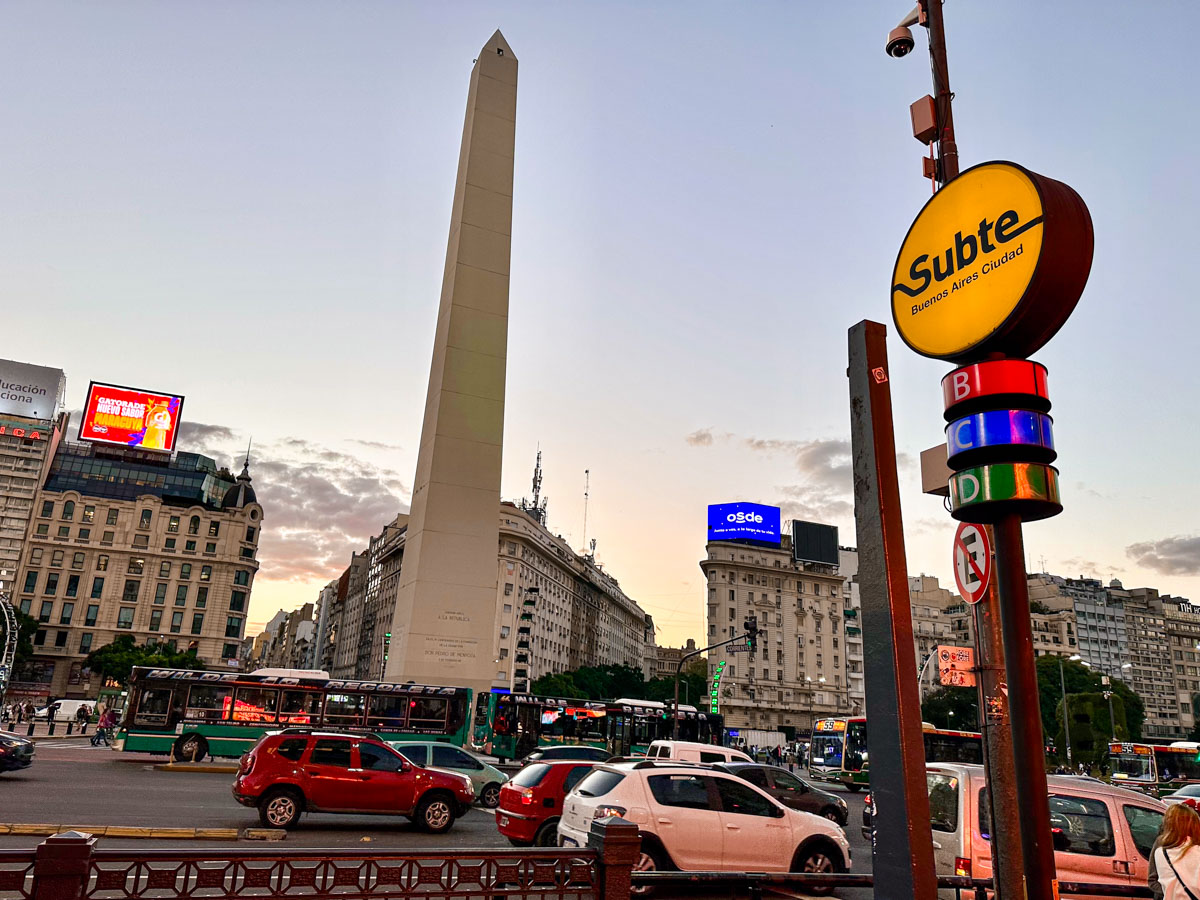 Obelisco in Buenos Aires, Argentina