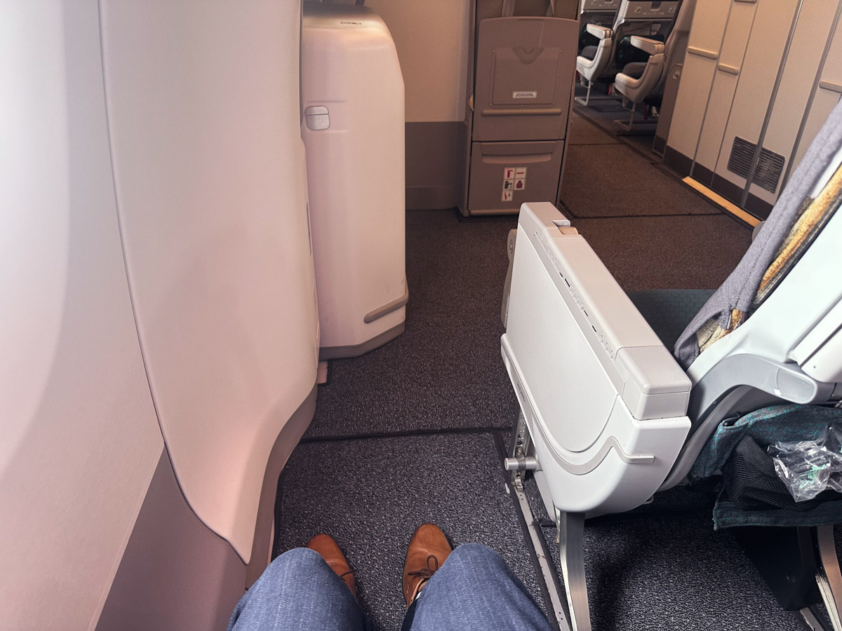 Extra legroom in seat 52A on the Fiji Airways A350-900