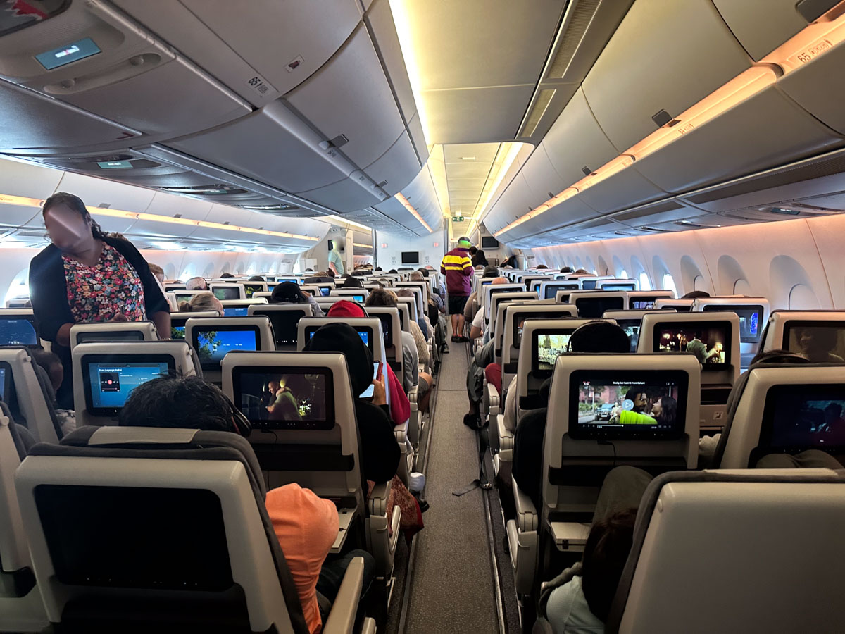 Fiji Airways A350 Economy Class