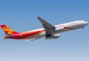 Hong Kong, China – September 20, 2019: Hongkong Airlines Airbus A330-300 airplane at Hong Kong airport (HKG) in China.