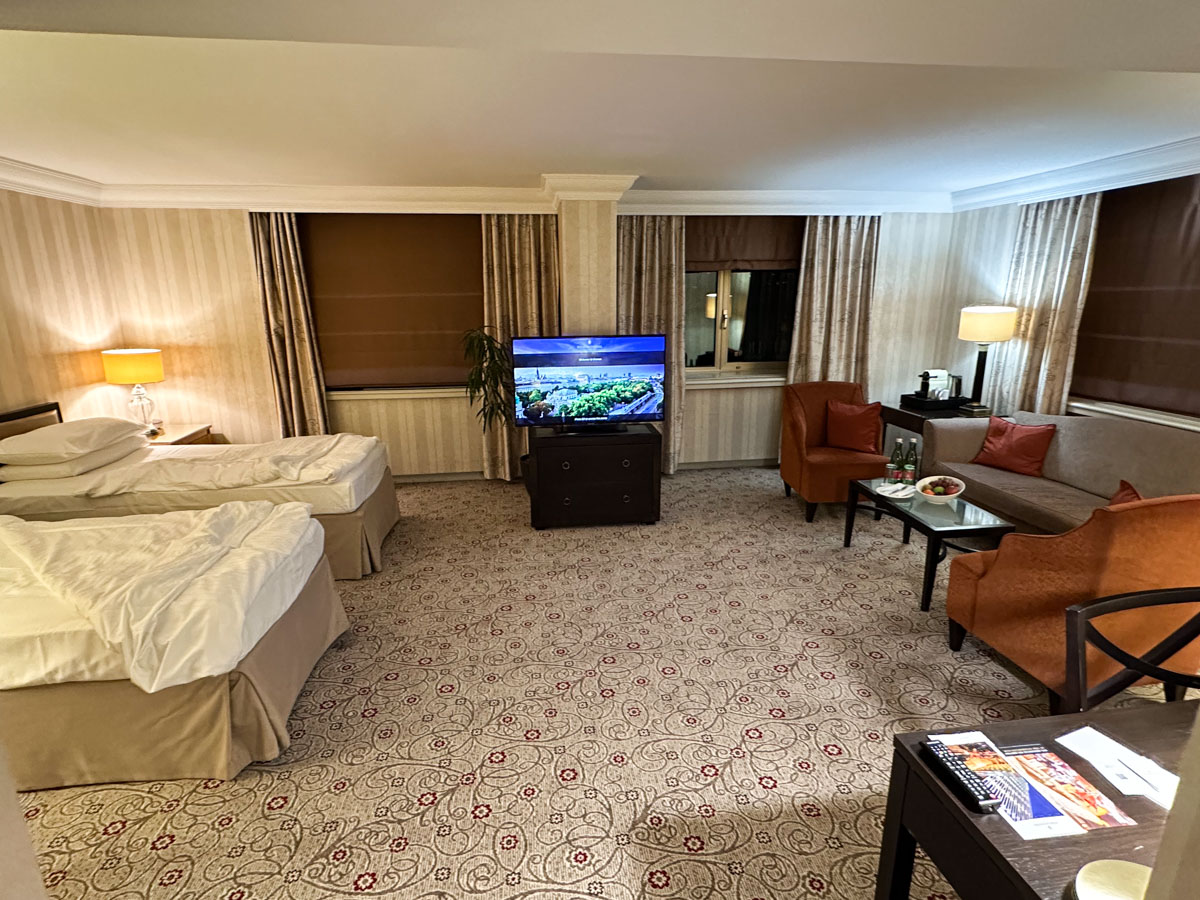 Junior suite at Intercontinental Vienna