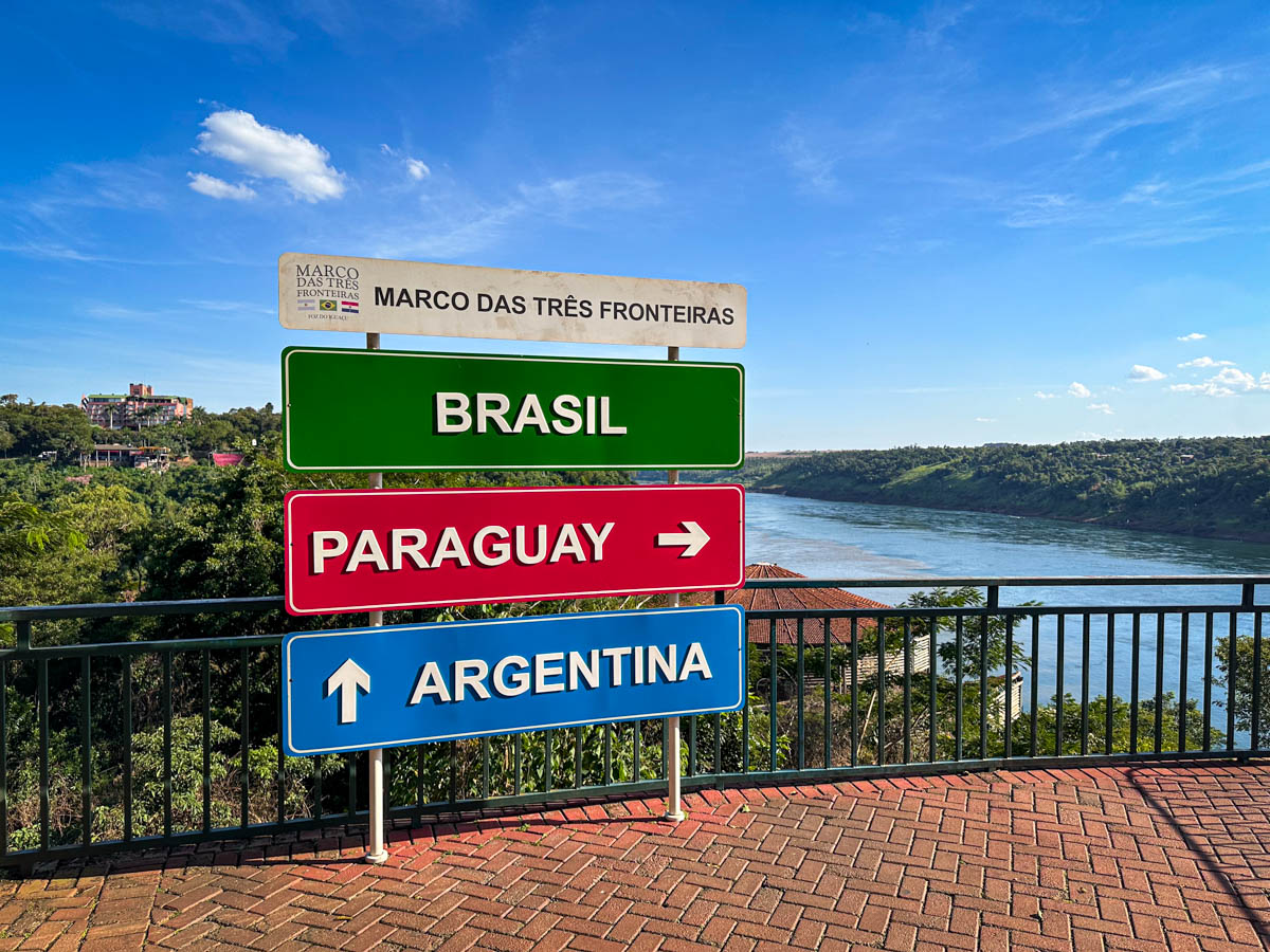 Marco das Três Fronteiras on the Brazilian side, near Foz do Iguazu