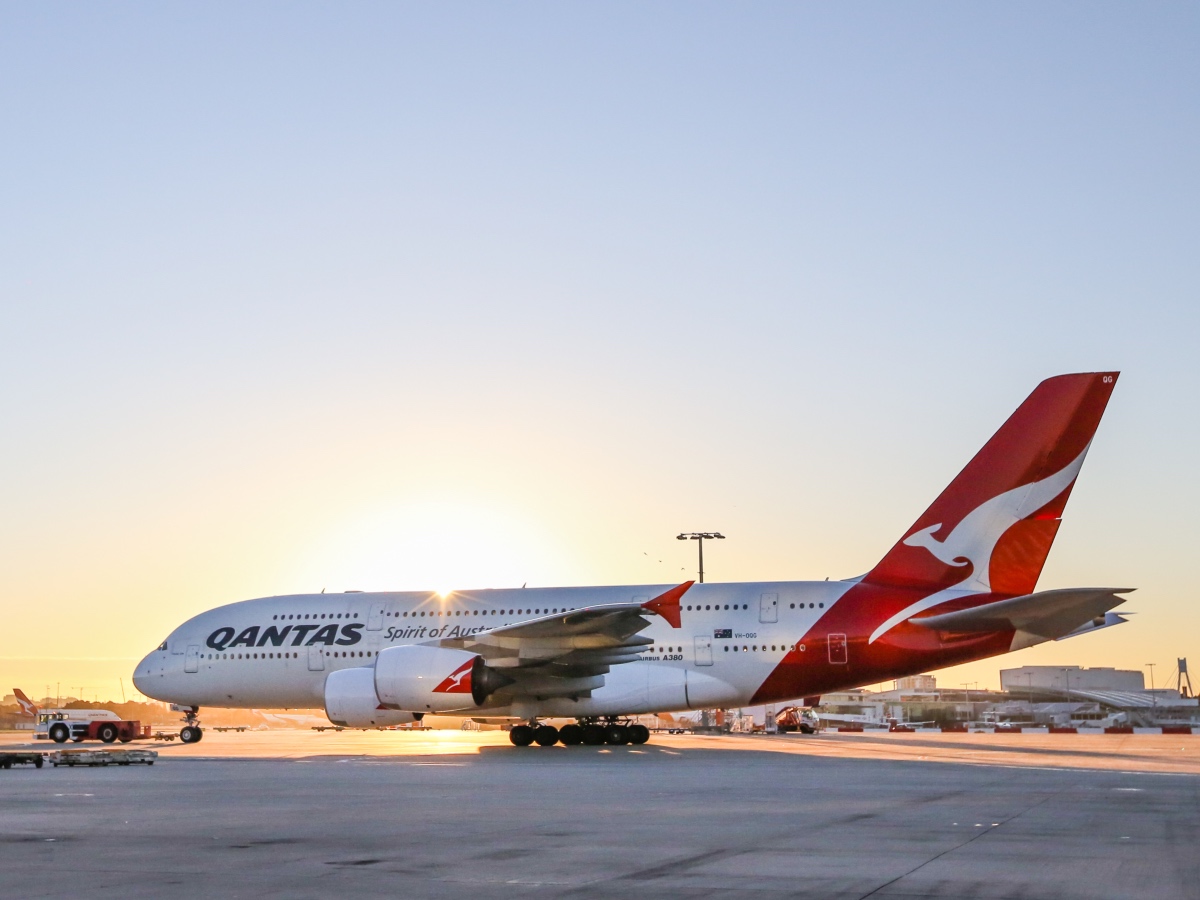 Qantas A380 planes at Sydney Airport