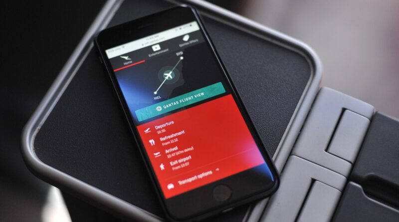 Qantas in-flight wifi app