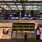 Bangkok Airport terminal signage