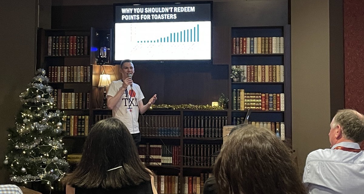 Matt Graham speaking at the AFF MasterClass in Canberra