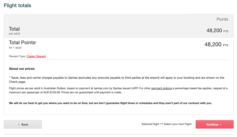 Oneworld Classic Flight Reward booking demo