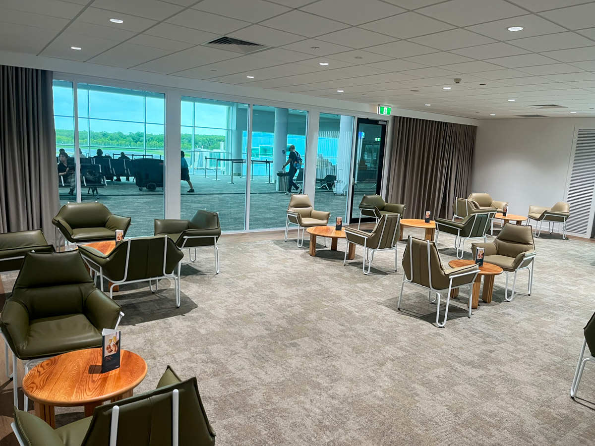 Seating in the Escape Lounge