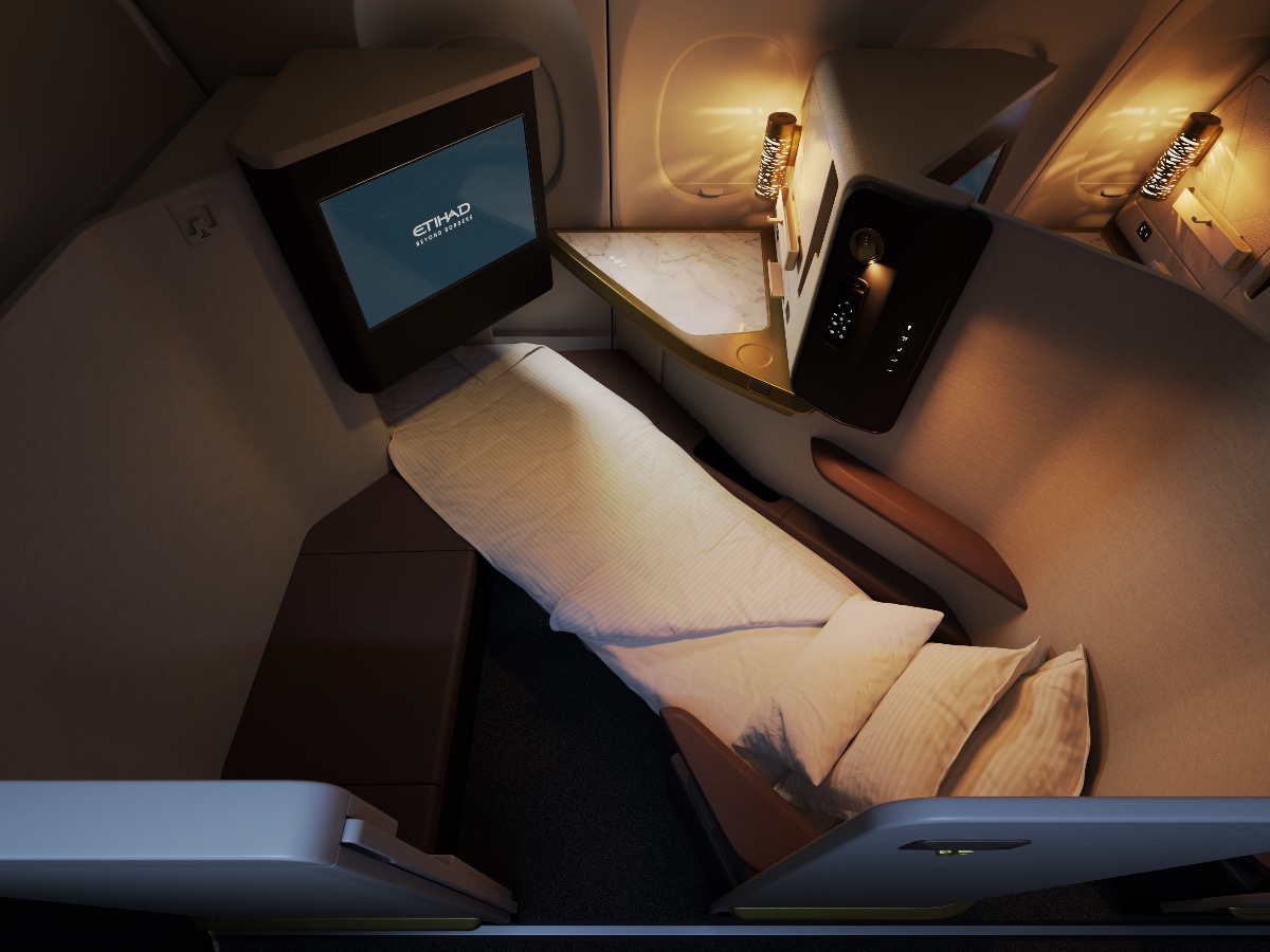 Etihad Airways Airbus A321LR First Class