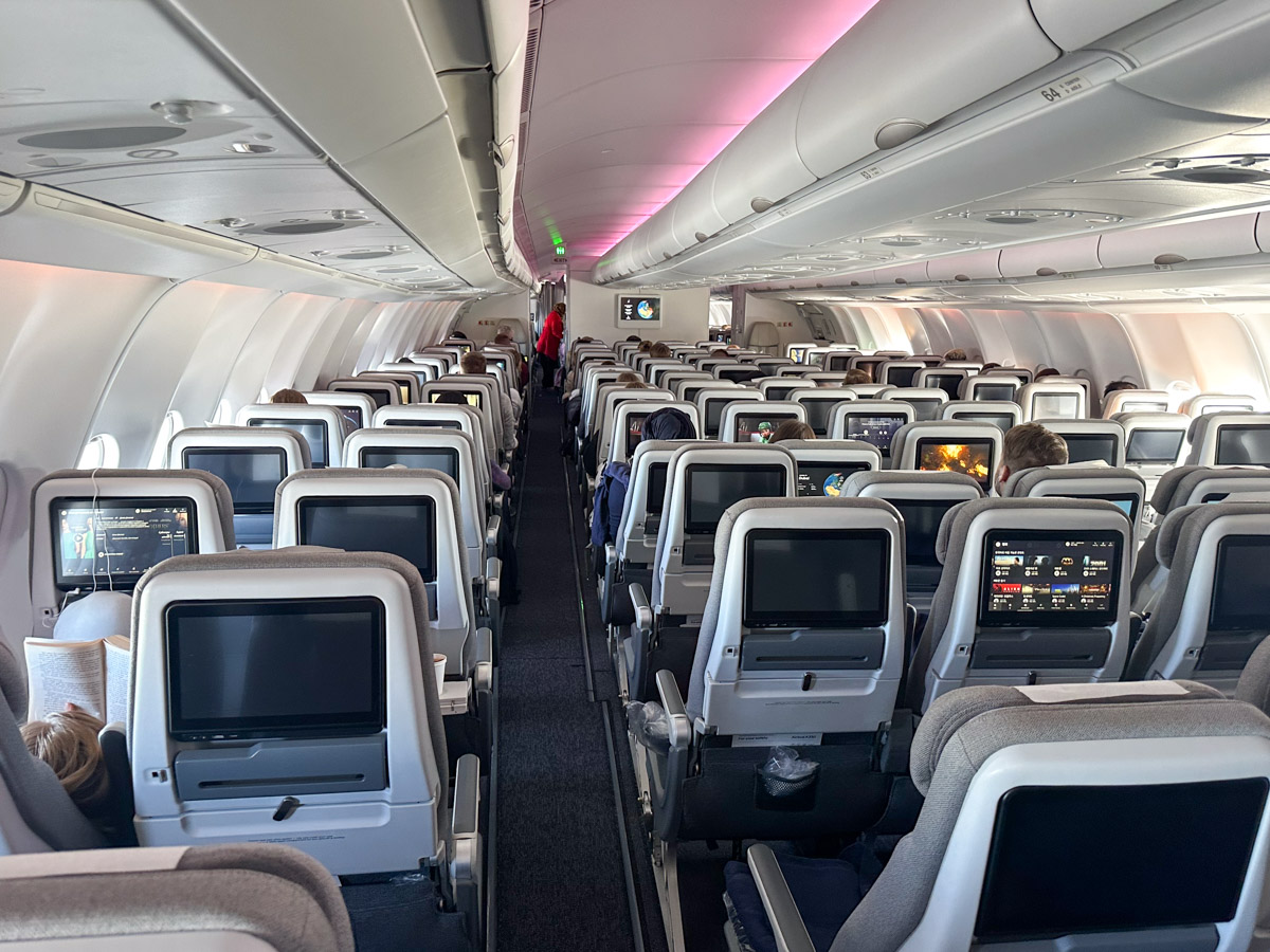 Finnair A330-300 Economy Class cabin