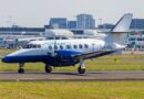 FlyPelican plane at SYD