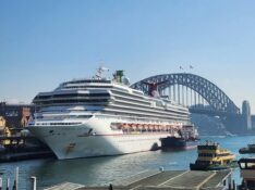 Cruise ship in Circular Quay, Sydney