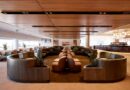 Qantas Adelaide Business Lounge seating