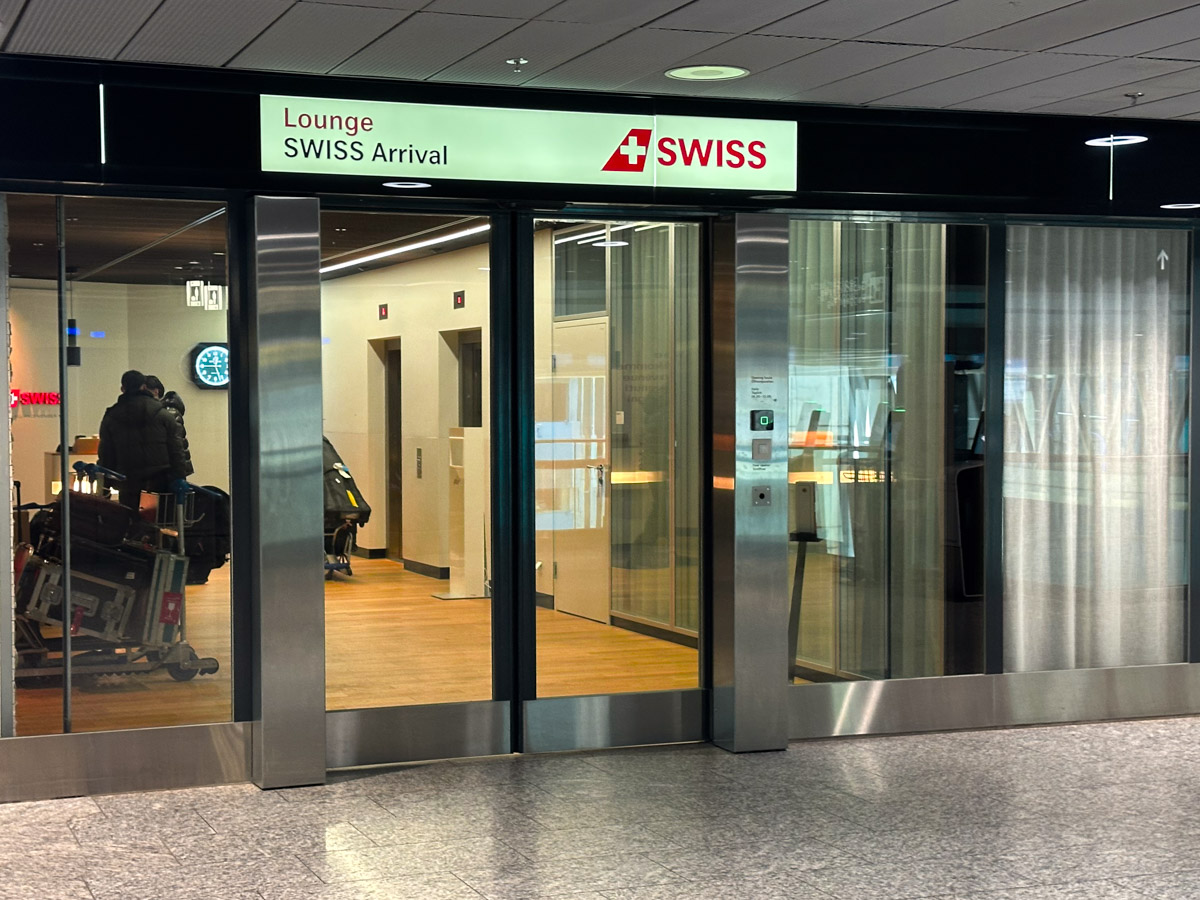 SWISS Arrival Lounge at Zurich Airport (ZRH)