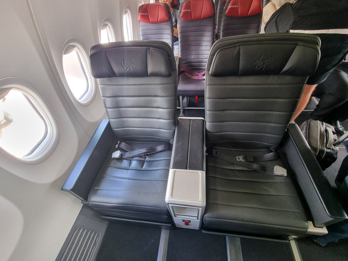 Virgin Australia's new Boeing 737-800 Business Class seats.