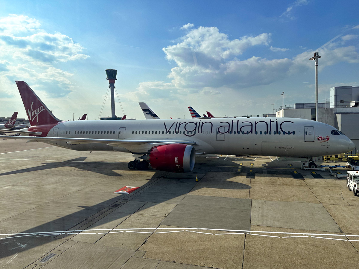 Virgin Atlantic Boeing 787-9 at London Heathrow Airport