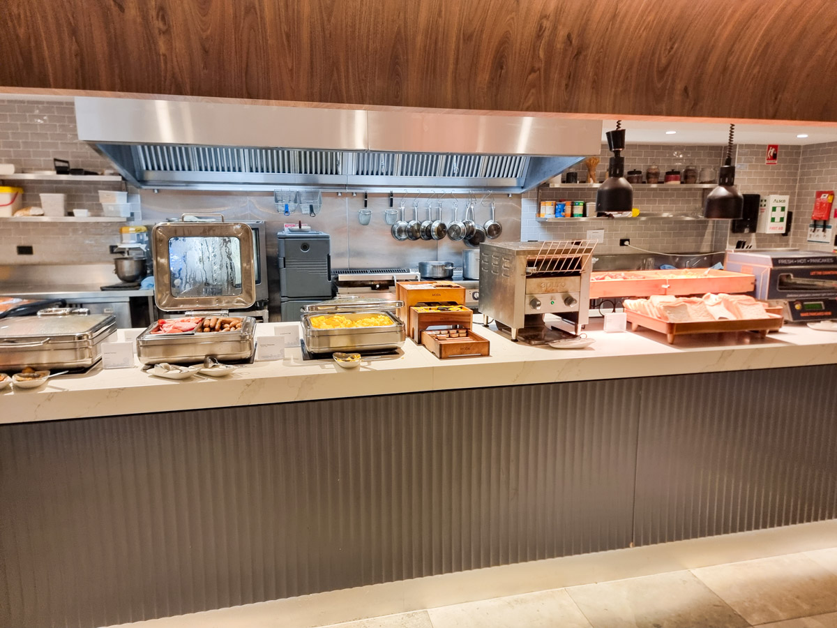 Buffet at the AMEX Centurion Lounge - Sydney. 