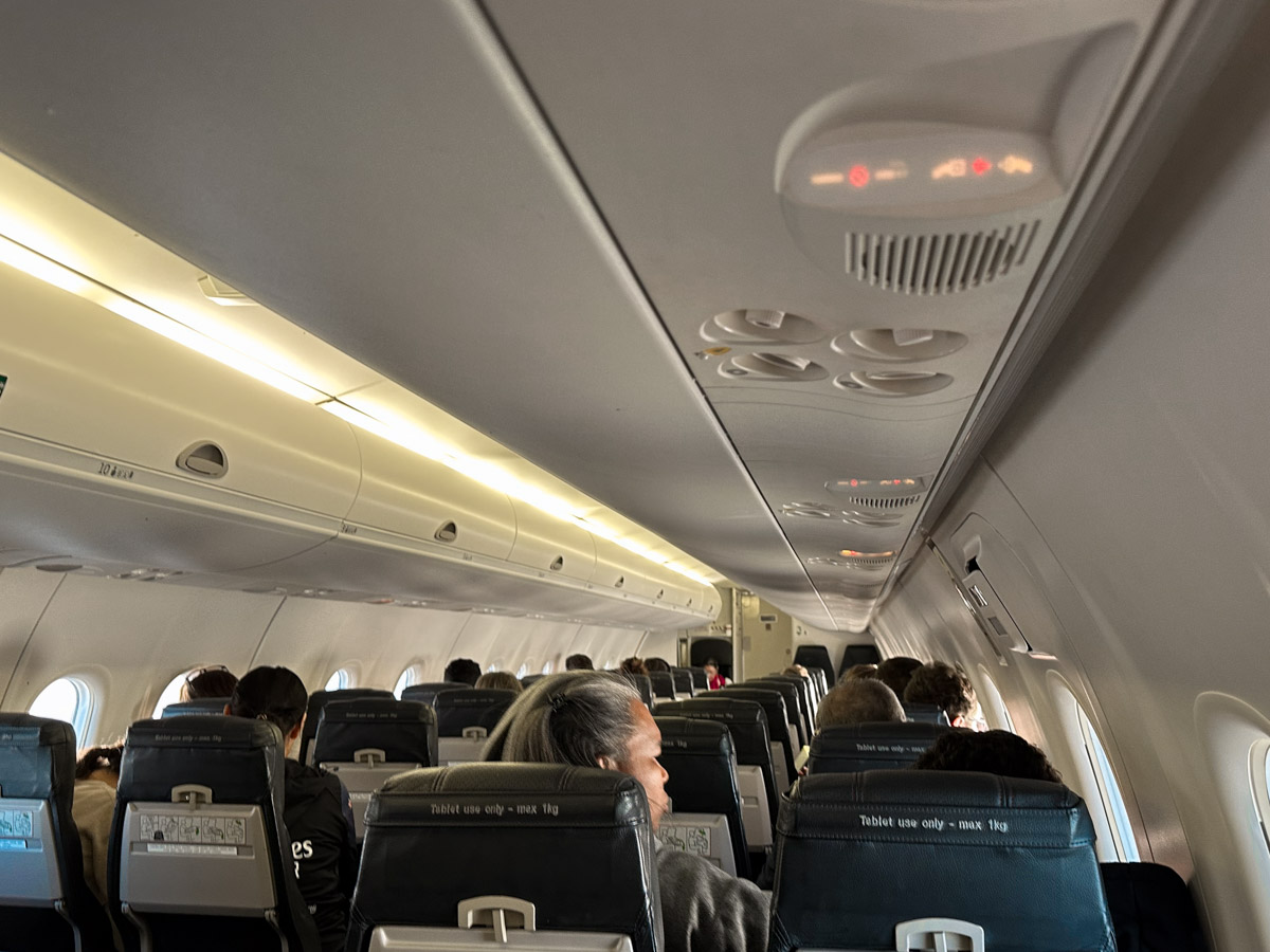 QantasLink Dash 8 Q300 Economy cabin