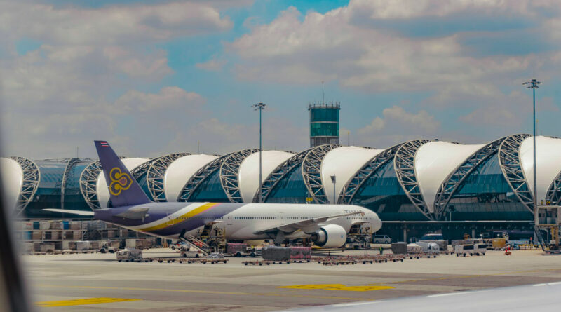 Thai Airways 777 at Bangkok Airport (BKK)