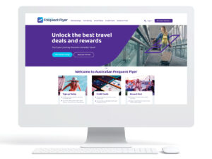New Australian Frequent Flyer (AFF) home page as of 2025