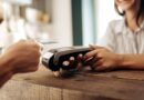 Credit card payment at florist