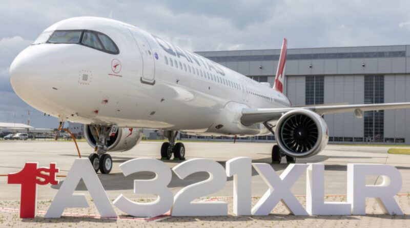 Qantas A321XLR delivery flight