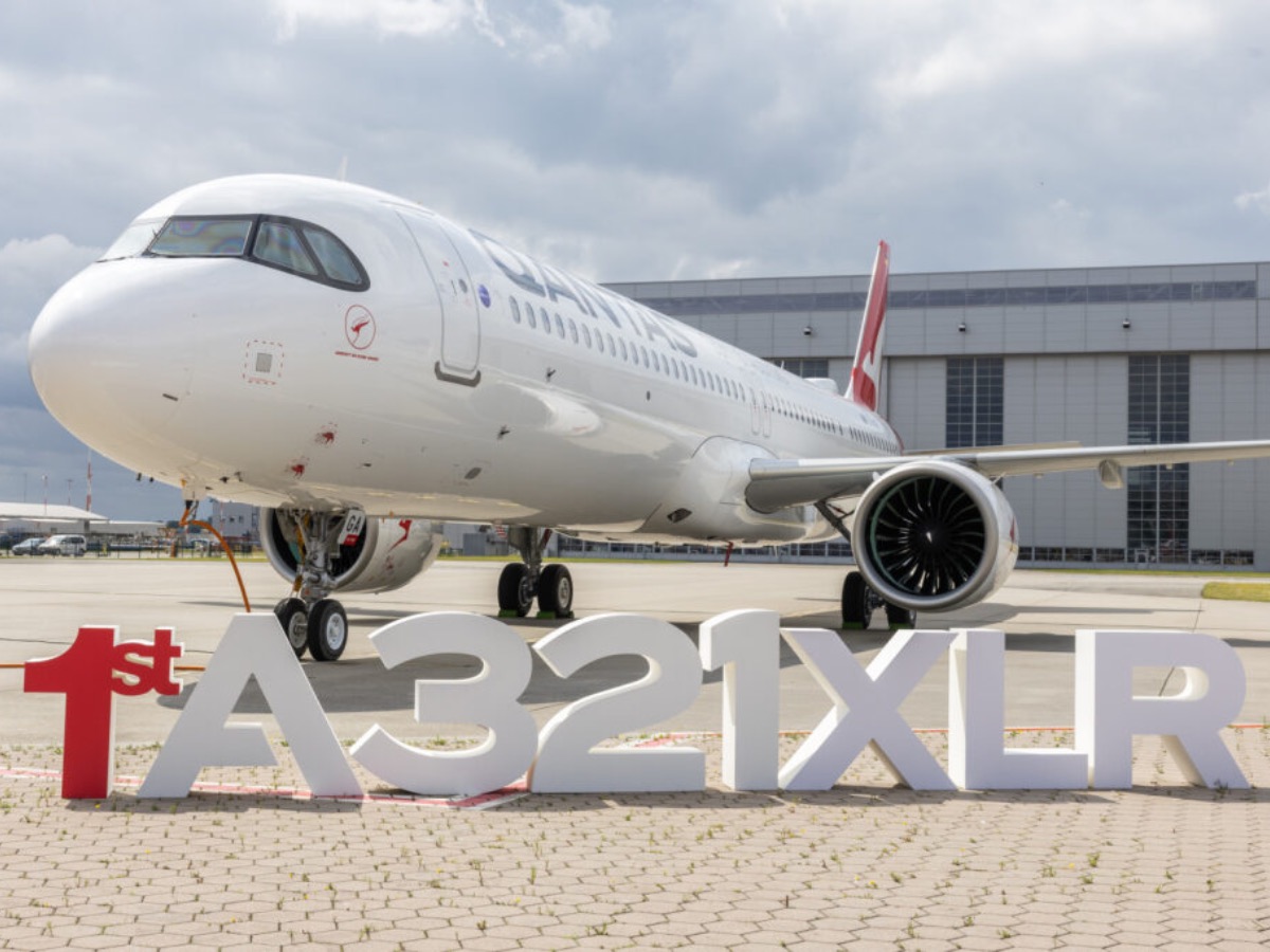 Qantas A321XLR delivery flight