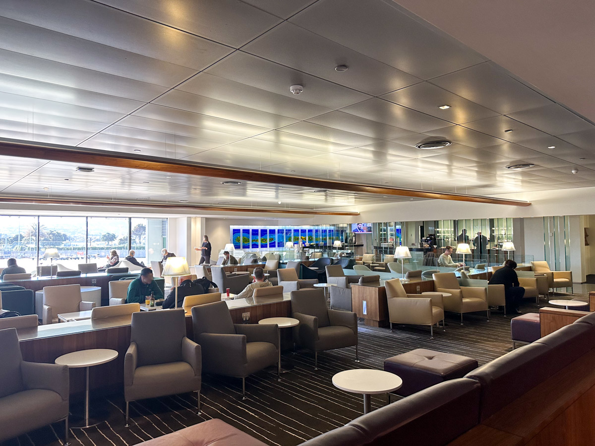 The Qantas Business Lounge at Wellington Airport (WLG)