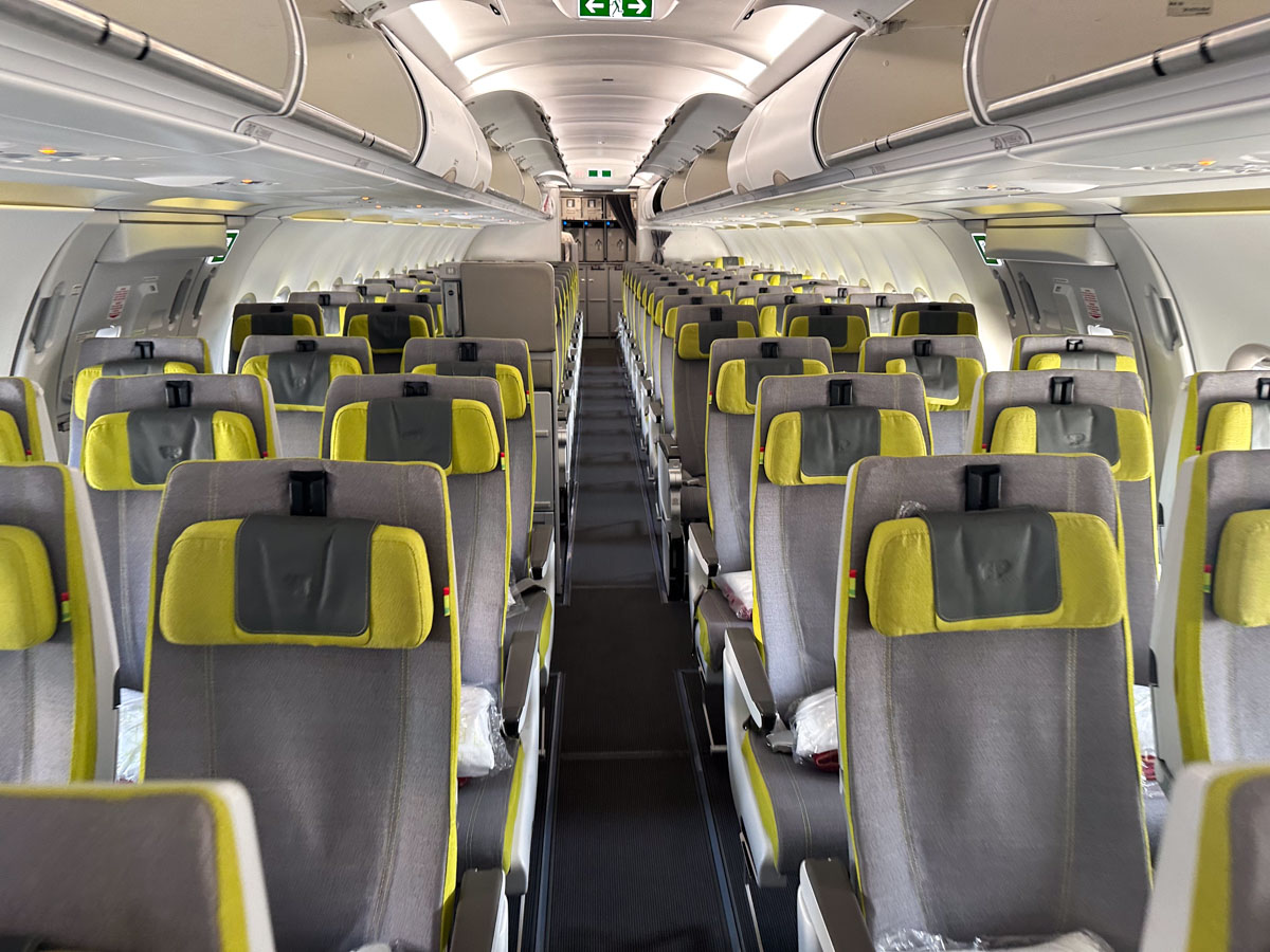 TAP Air Portugal A321neo Economy Class cabin