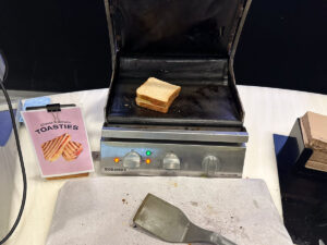 Virgin Australia Lounge toastie