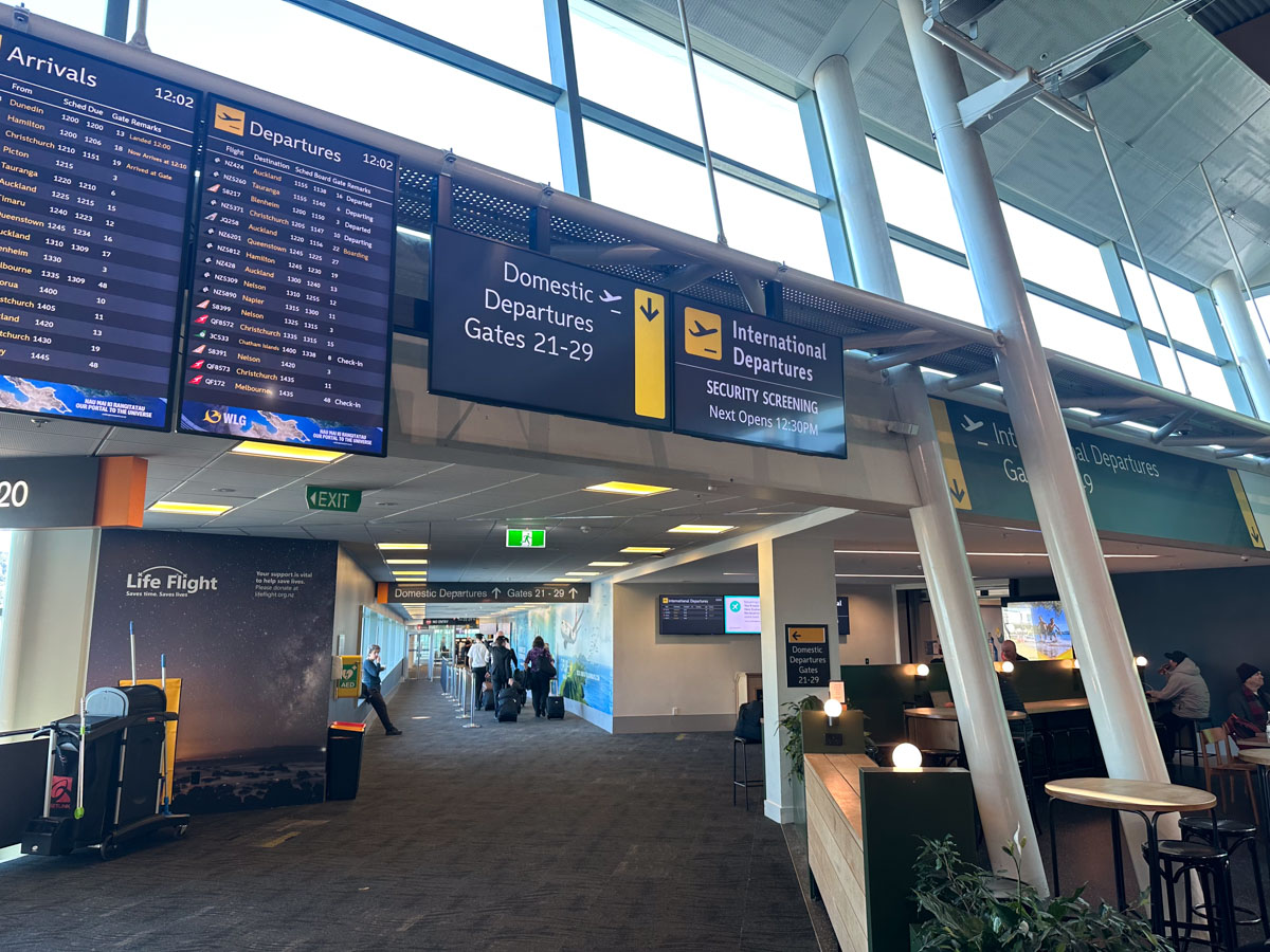 Wellington Airport (WLG) terminal