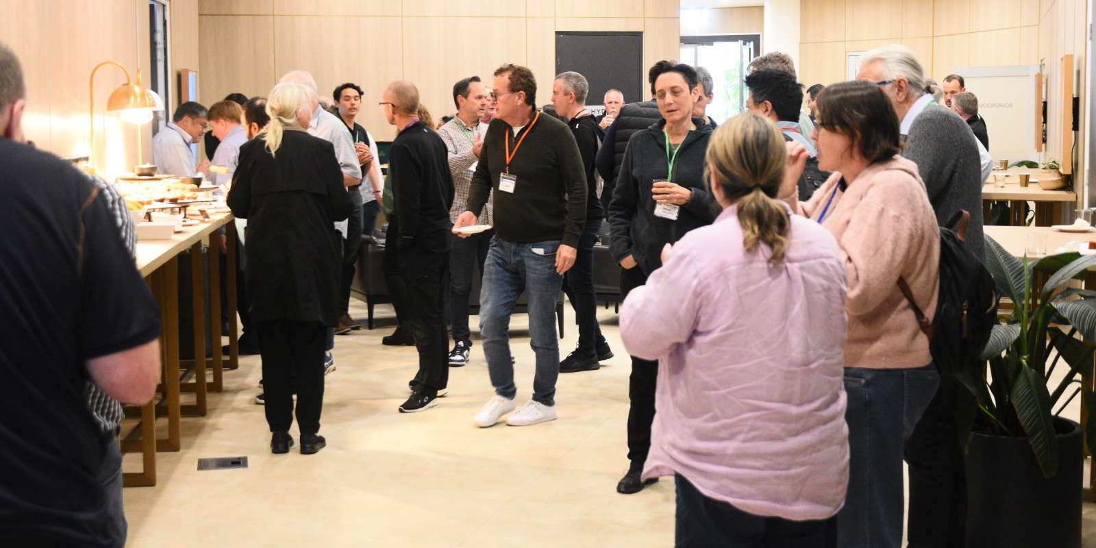 Networking at the AFF MasterClass in Sydney